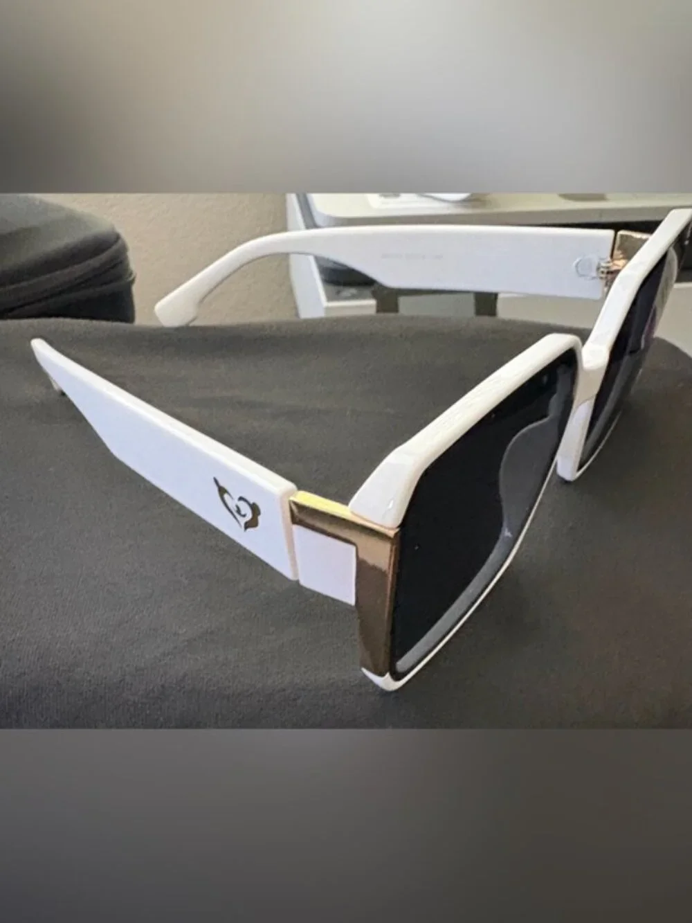 White Square Framed Sunglasses by me Angela's Boutique LLC